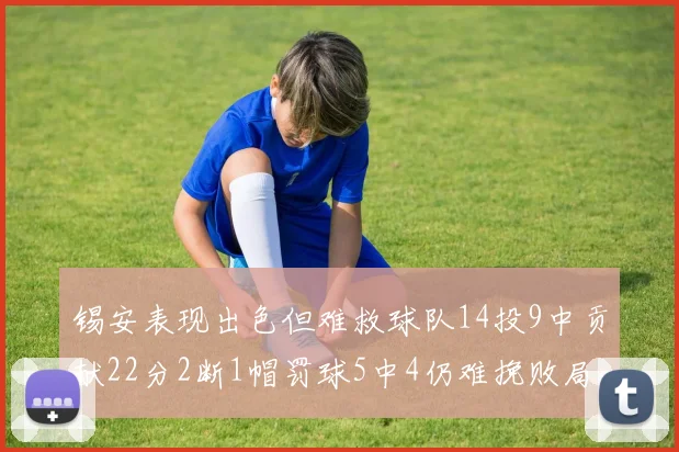 锡安表现出色但难救球队14投9中贡献22分2断1帽罚球5中4仍难挽败局